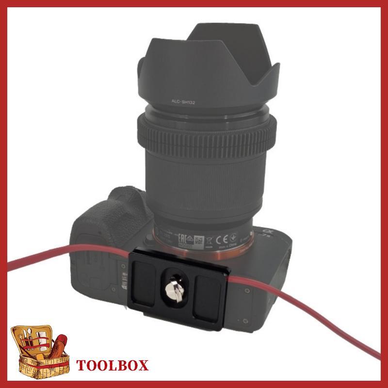 TOOLBOX กล้องติดตั้งง่าย Arca Tether Cable Holder สําหรับกล้อง DSLR Mirrorlessly