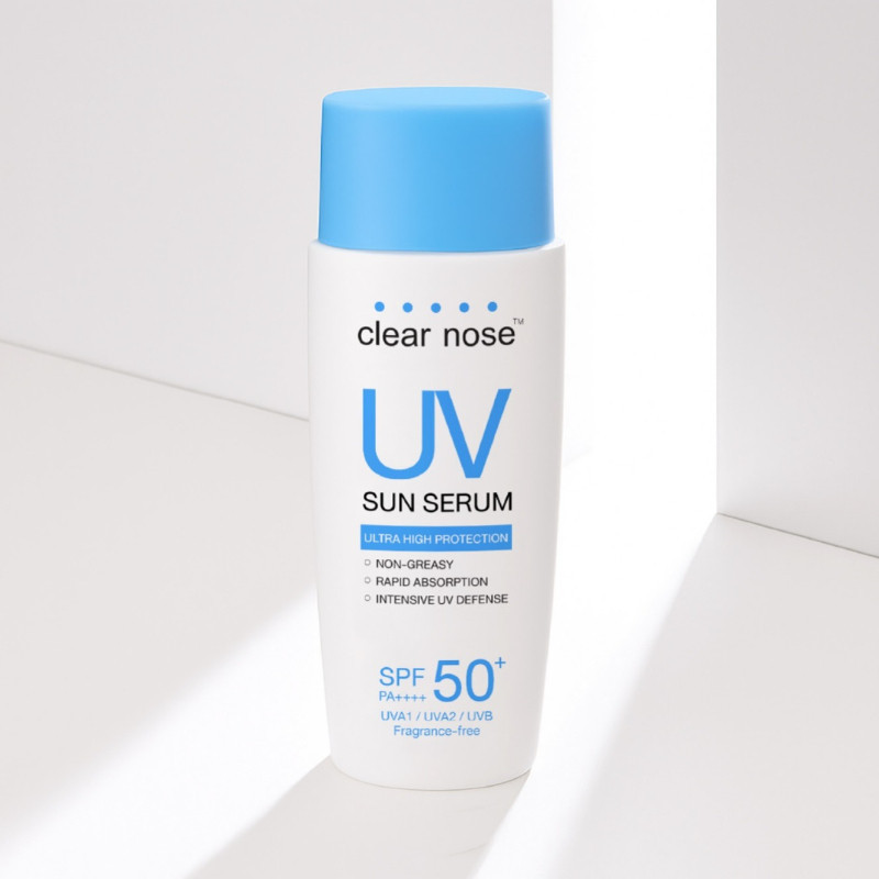 CLEAR NOSE เคลียร์โนส UV Sun Serum SPF50+ PA++++ กันแดดบูสเตอร์ 80ml.