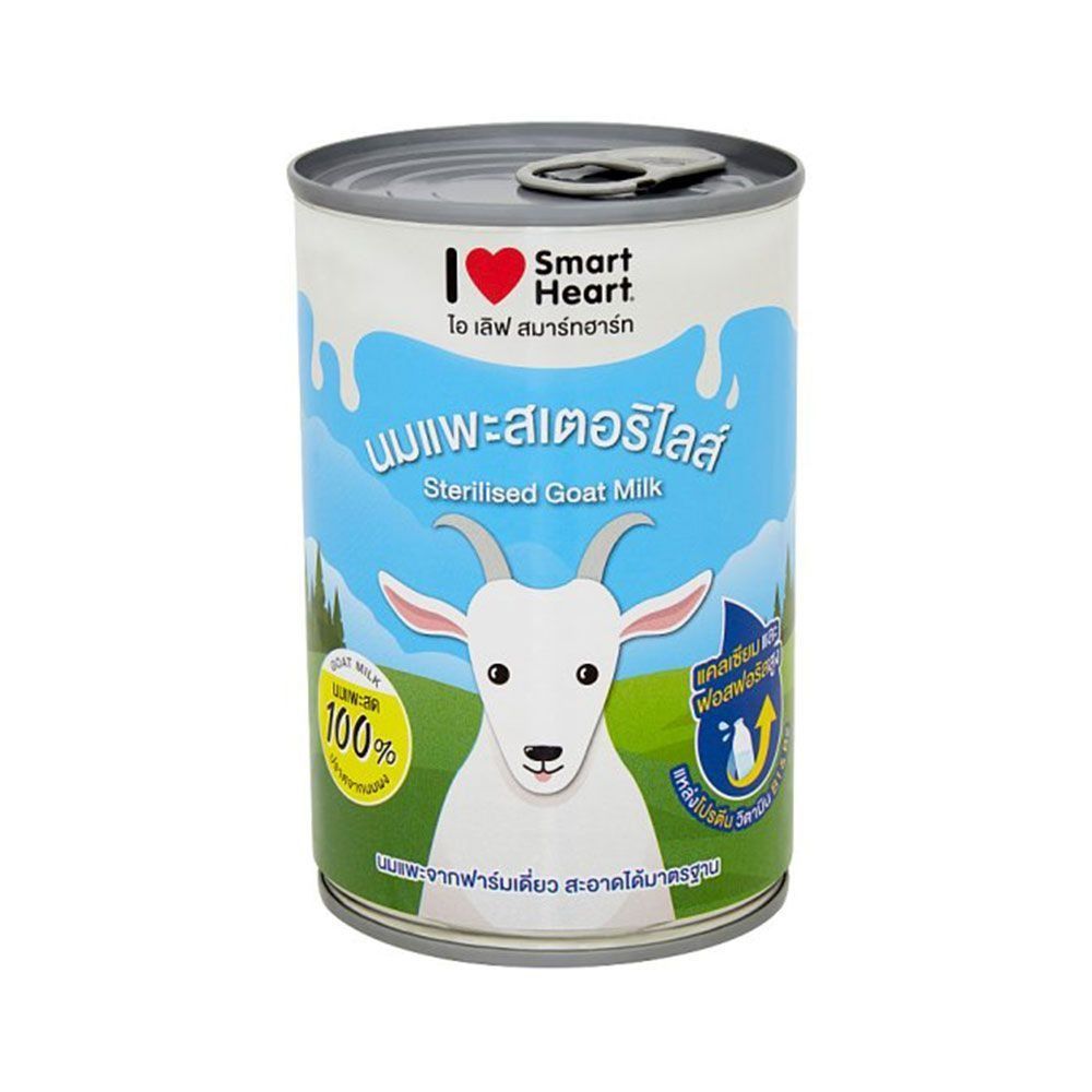 [สินค้าส่งด่วน] สมาร์ทฮาร์ท นมแพะ 400 มล. SMARTHEART GOAT MILK 400 ML.