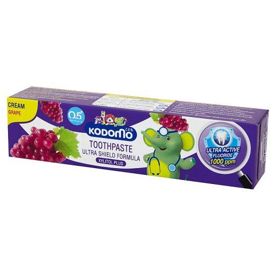 โคโดโมยาสีฟัน รสองุ่น 65ก. KODOMO BABY TOOTHPASTE 65G. GRAPE