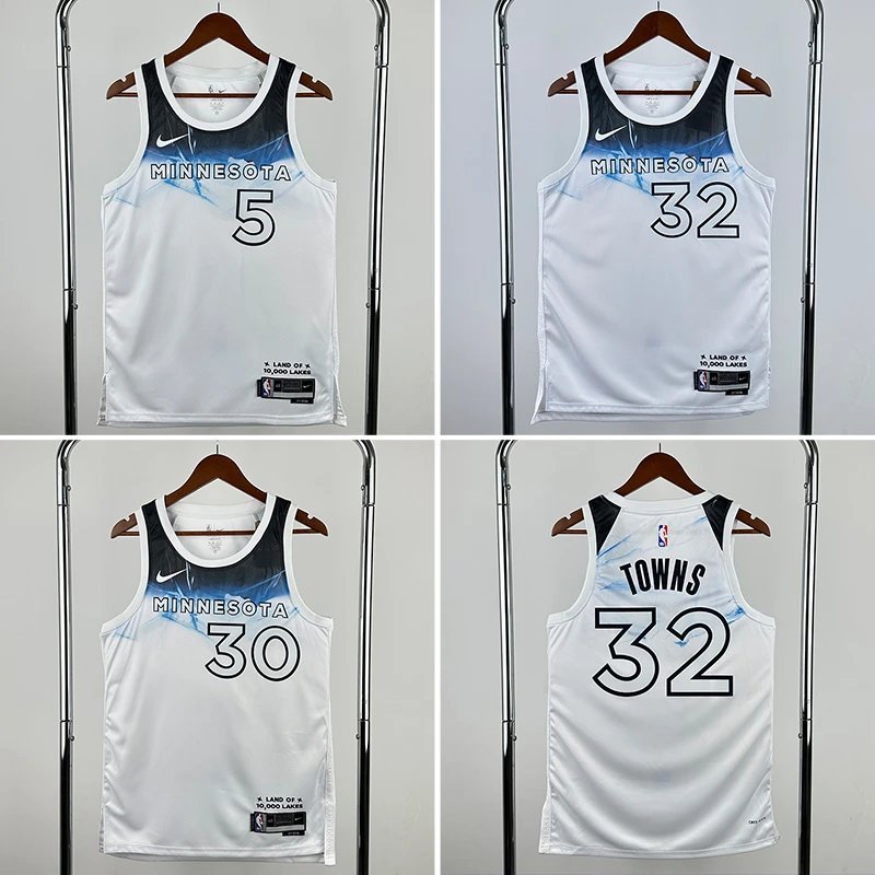 SW Version NBA25 Game Season Forest Wolves No. 5เอ็ดเวิร์ด เบอร์ 32 โกเบล เบอร์ 30 Randel City Editi