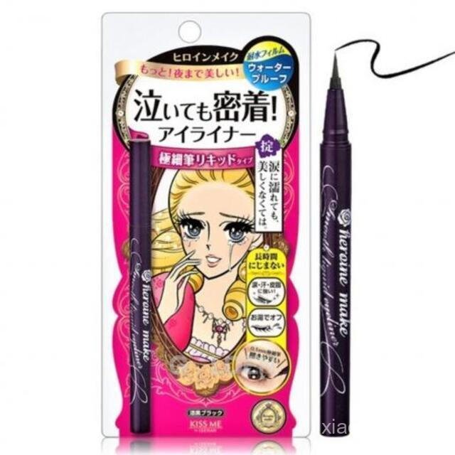 KISS ME Heroine Make ooth Liquid Eyeliner (01 Black/02 Brown) 0.4ml 1I6U