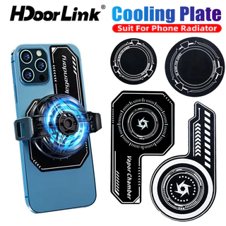 HdoorLink โทรศัพท์มือถือแผ่นเย็นหม้อน้ําเหล็กแม่เหล็ก Radiating สติกเกอร์ Expend Cooling Area สําหรับโทรศัพท์มือถือ