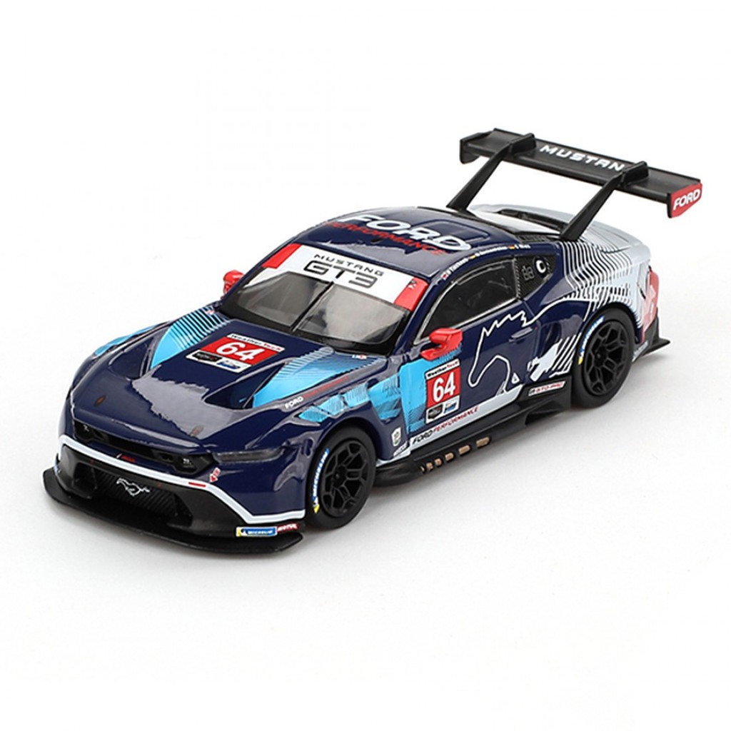 Mini GT MGT00898-L 898 1/64 Ford Mustang GT3 #64 Ford Multimatic Motorsports 2024 IMSA Daytona 24 Hrs LHD Diecast Scale Model Car