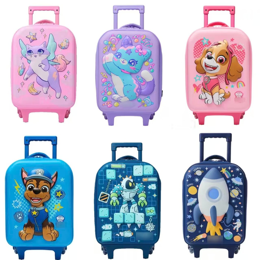 ออสเตรเลีย Medium Trolley Suitcase Girl Boy Suitcase Children Large Capacity Burden-Reduction Tug Bag Series