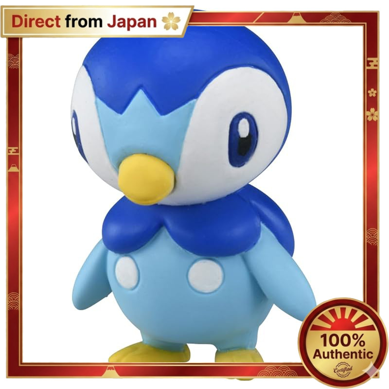 Takara Tomy Pocket Monsters Moncolle MS-53 Piplup Figure【Direct from Japan】100% Authentic