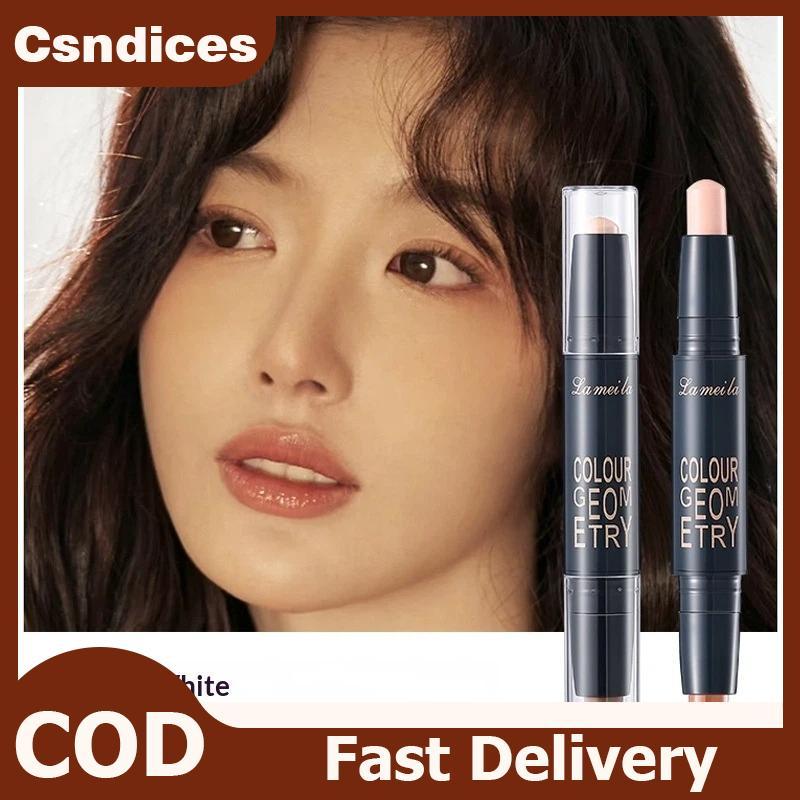 Csndices 2in1 Double-ended คอนซีลเลอร์ Sti High Coverage กันน้ําสําหรับแต่งหน้าใบหน้าน้ําหนักเบายาวน