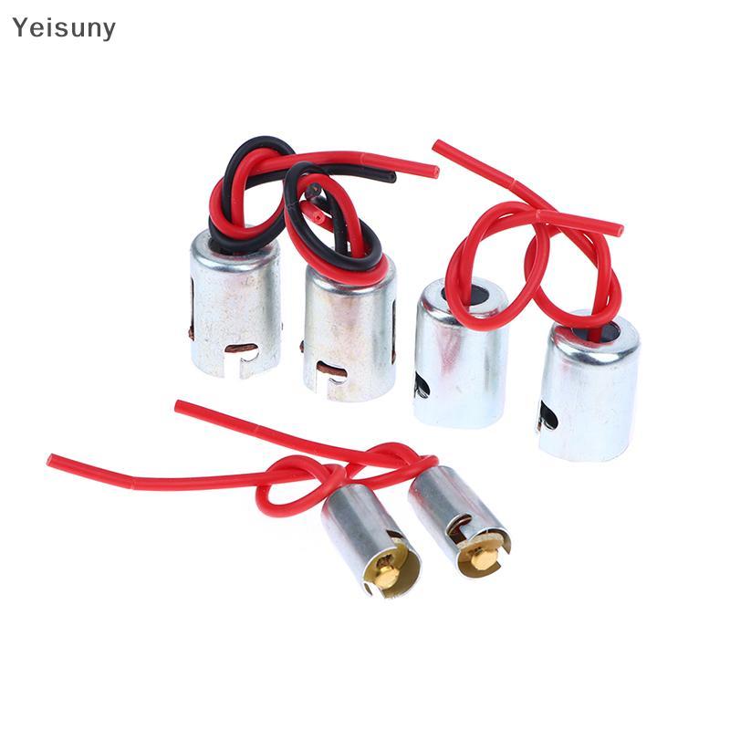 [Yei] 2 ชิ้น BA15S BA15D BA9S T9 ไฟเบรครถไฟเลี้ยวผู้ถือหลอดไฟ Soet ไฟหน้าฮาโลเจน Pigtail Connector H