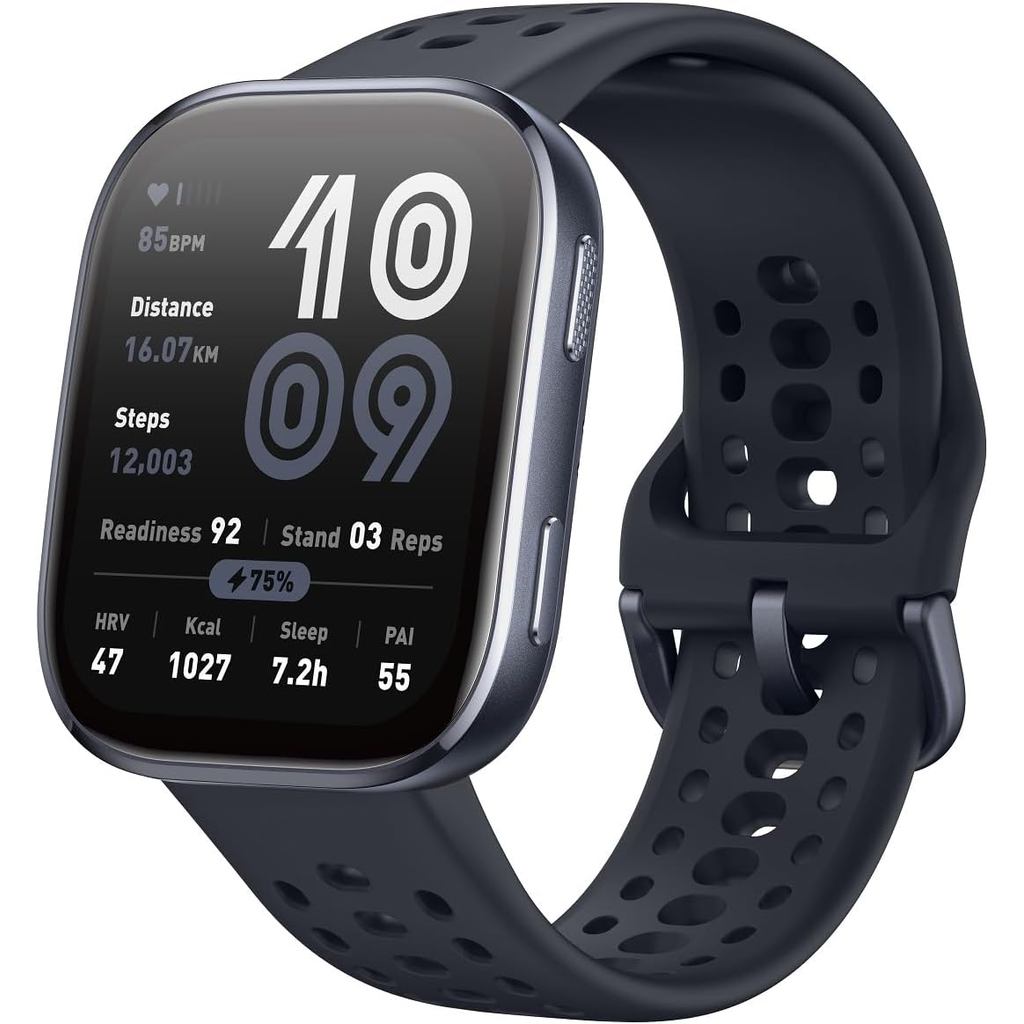 Amazfit Bip 6 สมาร์ทวอทช์ 46 มม., แบตเตอรี่ 14 วัน, จอแสดงผล AMOLED 1.97", GPS & แผนที่ฟรี, AI, โทรแ