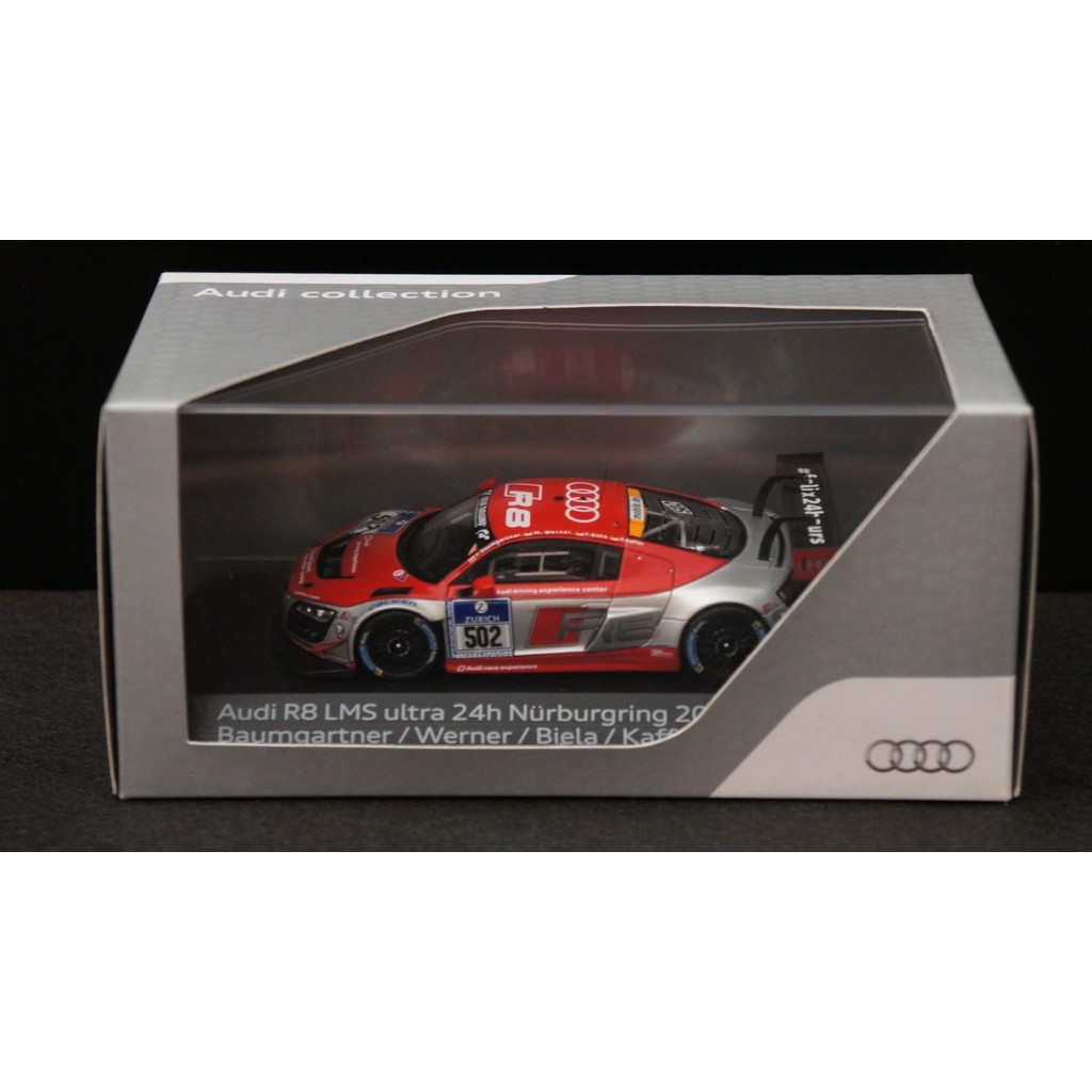 [สต๊อกพร้อม ติดต่อหากคุณมีคําถามใดๆ] 1: 43 Audi R8 LMS