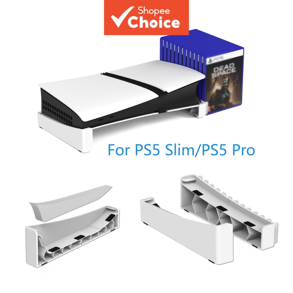 อุปกรณ์เสริมสําหรับเล่นเกม ฐานวางแนวนอน สําหรับ PS5 Slim Pro รุ่นแผ่นดิสก์และดิจิทัล เปลี่ยนแทนขาตั้งคอนโทรลเลอร์