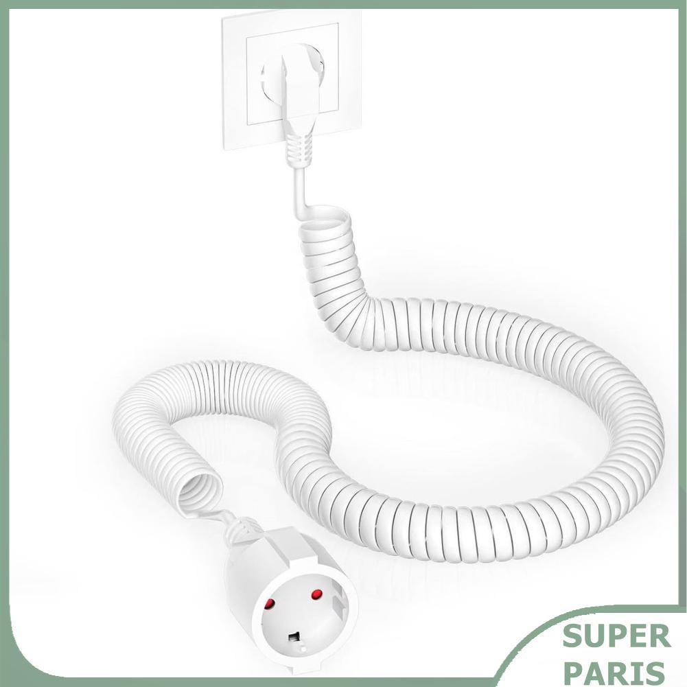 superparis สายไฟต่อ 3 X 1 มม.² สายเกลียวพร้อมปลั๊ก 0.8-2 ม. ยืดหยุ่น IP20 16A สำหรับโฮมออฟฟิศไซต์ก่อ