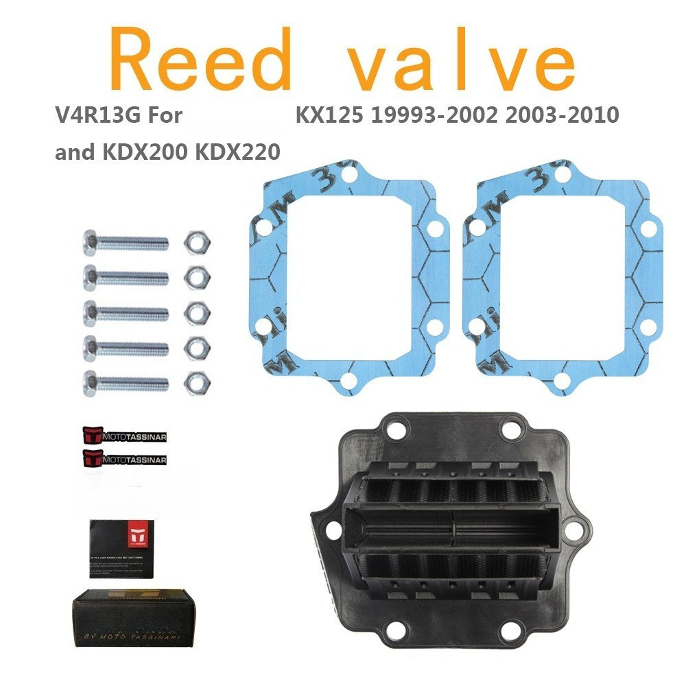 รีดวาล์ว V Force 4 V4R13G V-Force 4 สําหรับ KX125 19993-2002 2003-2010 และ KDX200 KDX220