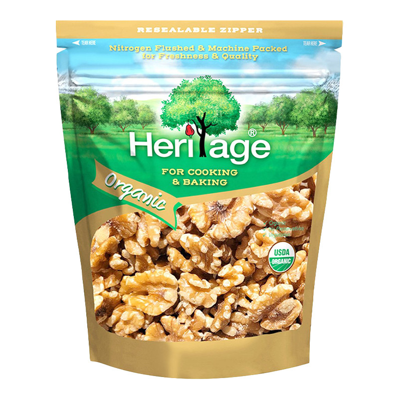 เฮอริเทจ (HERITAGE) วอลนัทดิบ ออร์แกนิค ขนาด 200 ก.