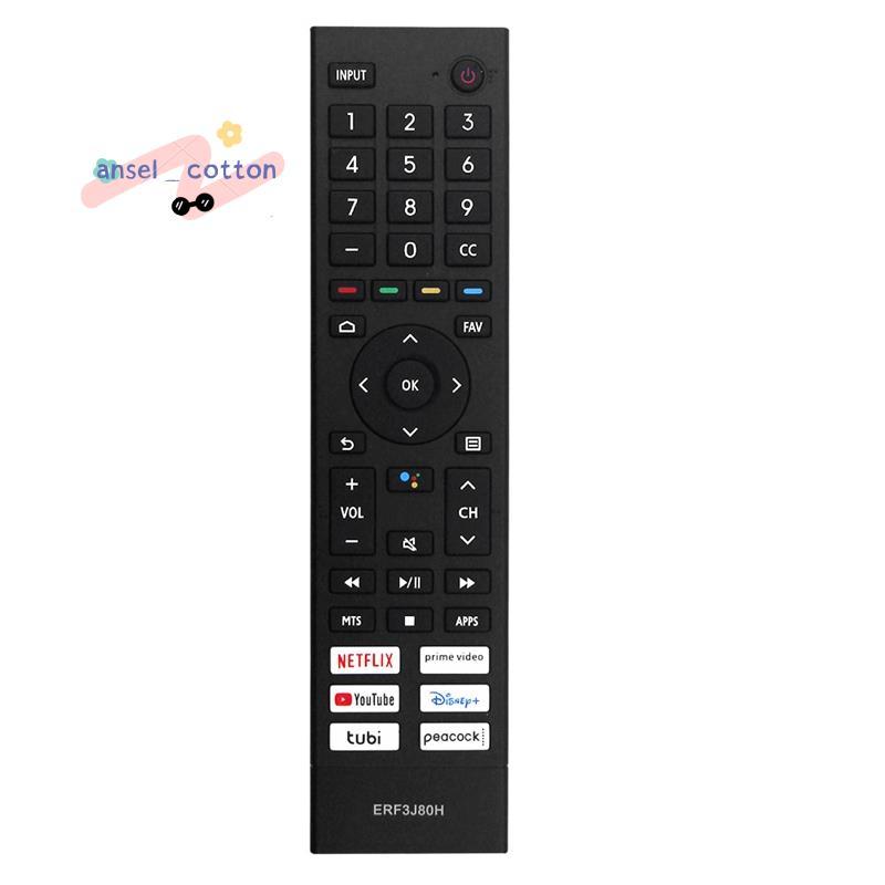 1 PCS เปลี่ยน ERF3J80H Universal Remote อุปกรณ์เสริมสําหรับ 4K UHD Android สมาร์ททีวี A6G U6G U8G 75