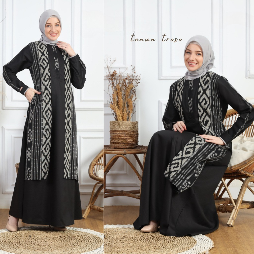 ETHNIC SIDE GAMIS ETHNIC TOSO WOVEN CODE D55