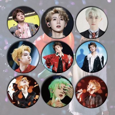 Wang Yuan Badge เข็มกลัดคอนเสิร์ต Tangyuan แฟน ๆ สนับสนุนสินค้า Tinplate Badge Bar 58 Badge Guzi 7.5