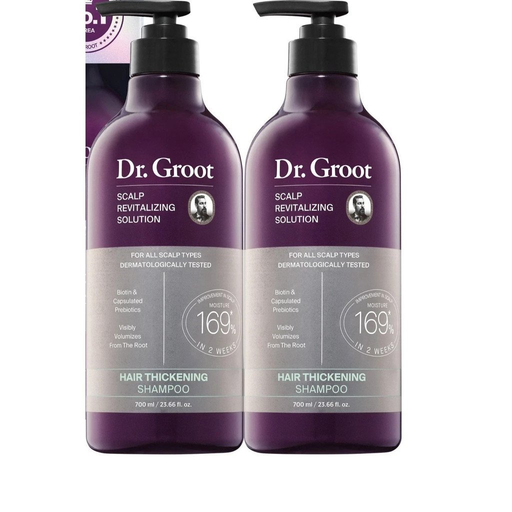 ดร. Groot Scalp Revitalizing Shampoo 2 Pack 23.6 fl oz Each – Hair Thickening GBJA