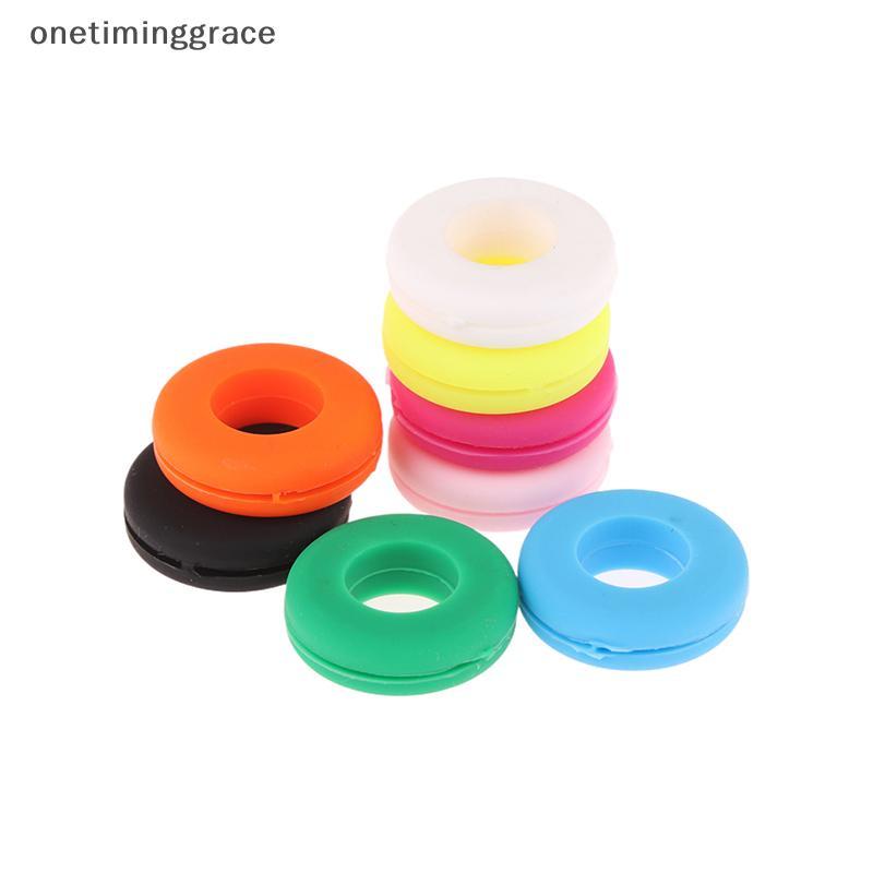 Onetiminggrace 1 PC/8 ชิ้นลดเทนนิส Racquet Sho Absorber สีสัน Professional Dampeners เทนนิส Raet อุปกรณ์เสริม Damper OMA