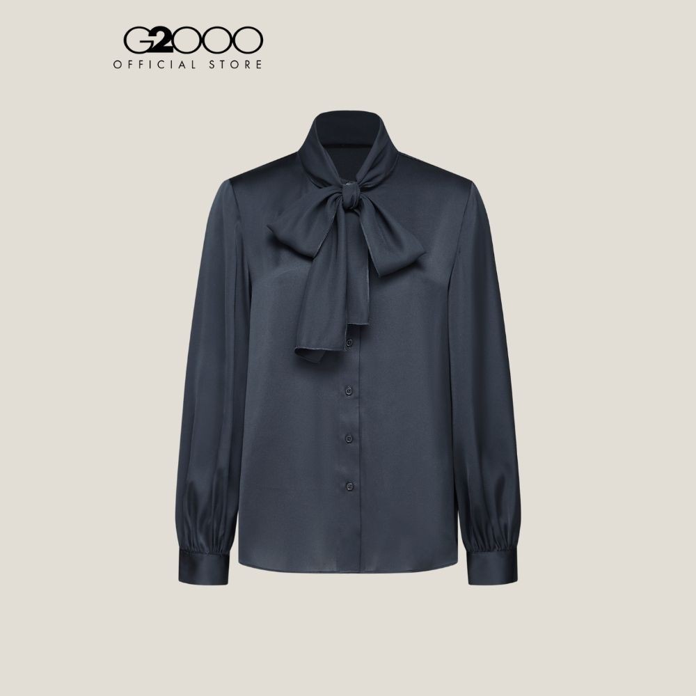 G2000 เสื้อเบลาส์สำหรับผู้หญิง Regular Fit ทรง Regular Fit รุ่น 5124105179 สีกรมท่า