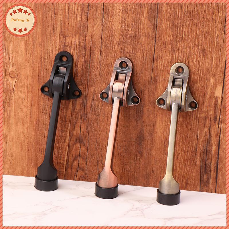 PUFANG Doorstop เหยียบกันลมประตูผู้ถือ Anti-Push Heavy Duty สังกะสีปรับปิดมุมสําหรับห้องนอนประตูห้องน้ํา TH