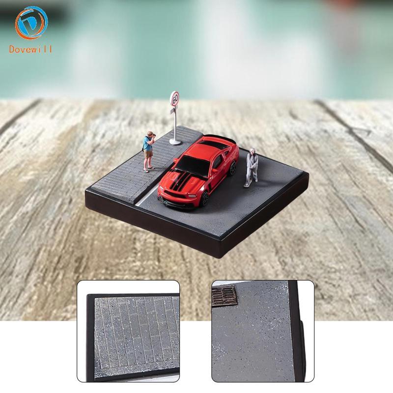 [Dovewill] 1/64 Model Car Display Base Micro Sand Table Diecast Car Display Stand