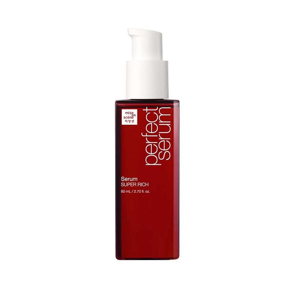 Mise En Scene Perfect Super Rich Serum with Argan Oils - Hair Essence for High Nutrition Intensive C