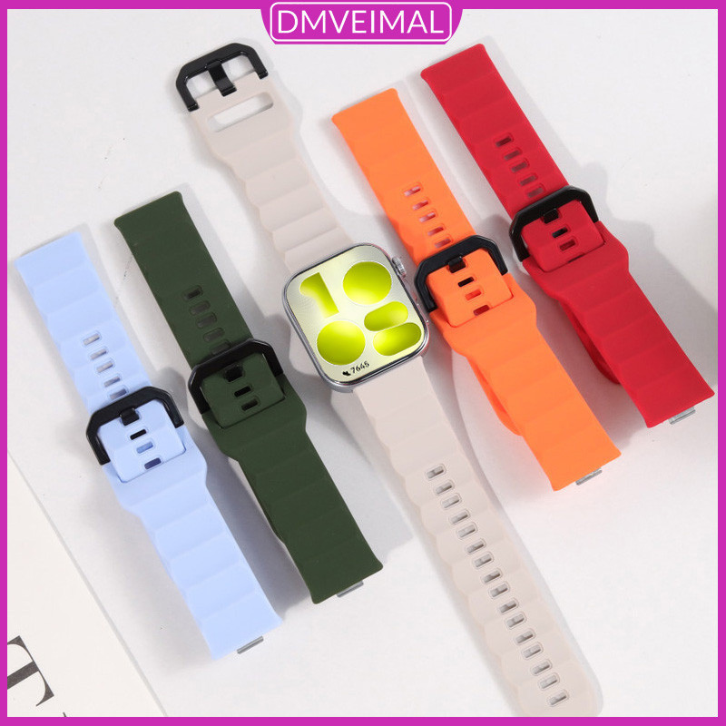สายยาง for Huawei Watch Fit 5 4 3 / 5 Pro / 4 Pro อุปกรณ์เสริมสายรัดข้อมือซิลิโคนแบนด์กีฬาอ่อน สายรัด ราคา ถูกที่สุด ดีลบีเคเค