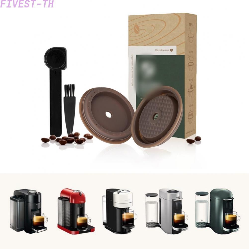 ⭐FIVESTARS⭐Protective Silicone Lids for Nespresso Vertuo Pods Lock in Flavor and Aroma!