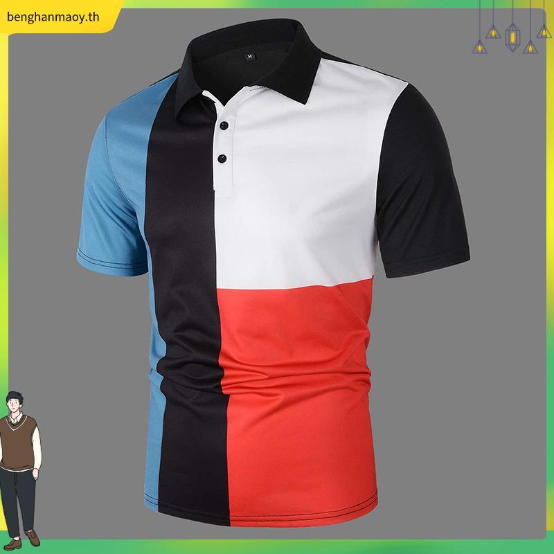 EAGLADE เสื้อยืดโปโลผู้ชายคอปกสําหรับ Man Breathable PLS-52B สี Royal Blue K11