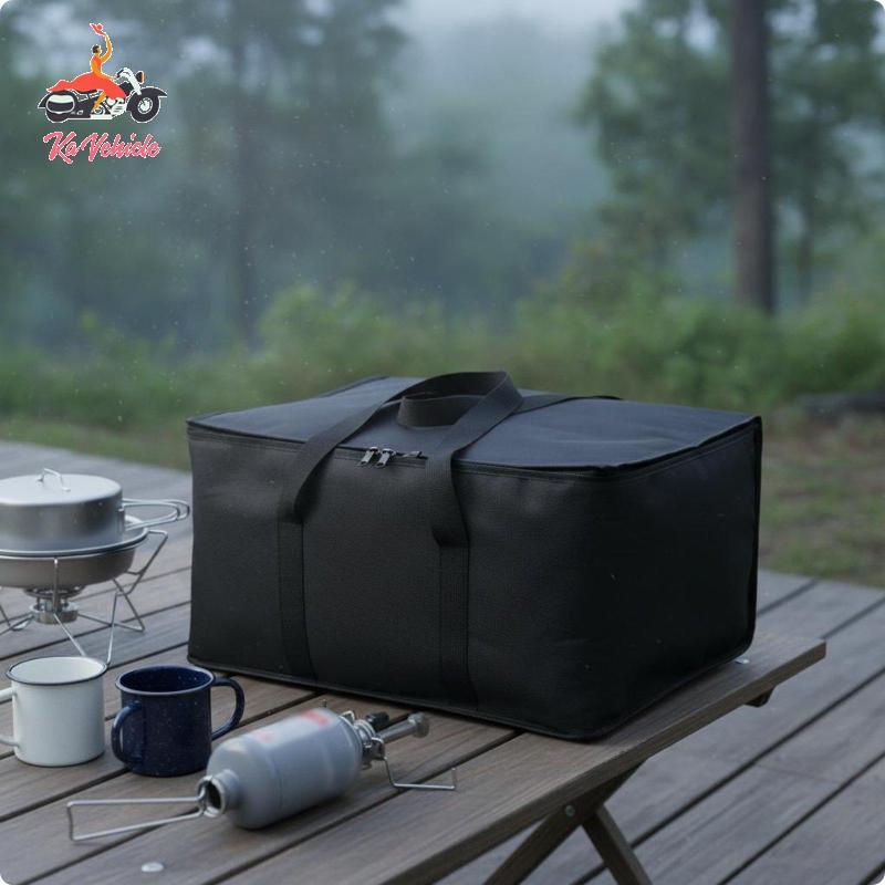 [Whstrong] อุปกรณ์ทําอาหารกลางแจ้งแบบพกพาถุงเก็บห้องครัวผ้า Oxford ทนทานสําหรับ Camping Essentials