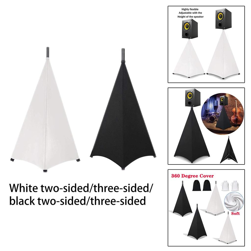 [trdfdv] Universal DJ Stand Cover Double Sided/Triple Sided ขาตั้งกล้องยืดครอบคลุมขาตั้งกล้องกระโปรง Scrim สําหรับงานแต่งงานจัดเลี้ยง