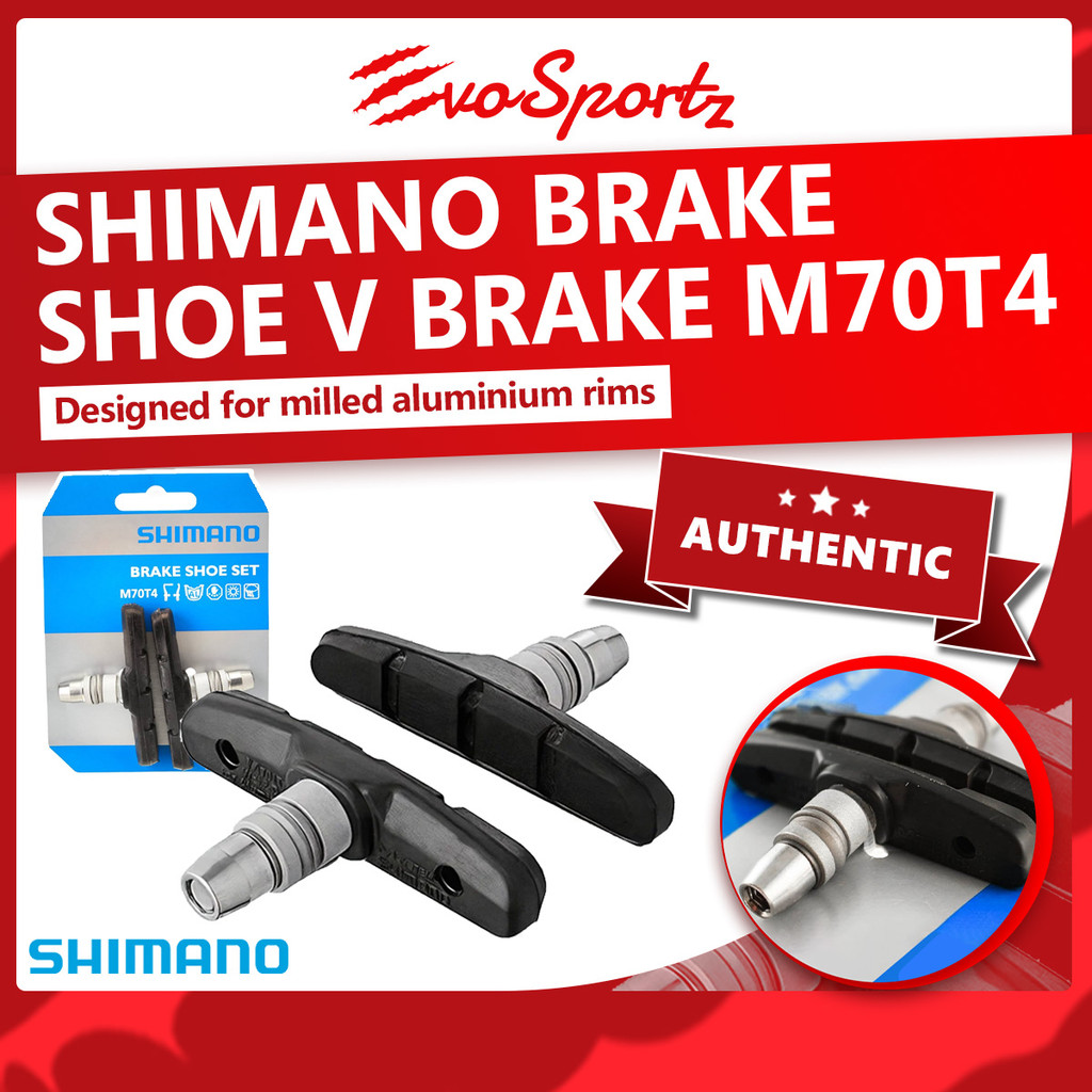 ผ้าเบรก Shimano V เบรค M70T4 ผ้าเบรก Shimano V รองเท้าเบรกแท้ Shimano