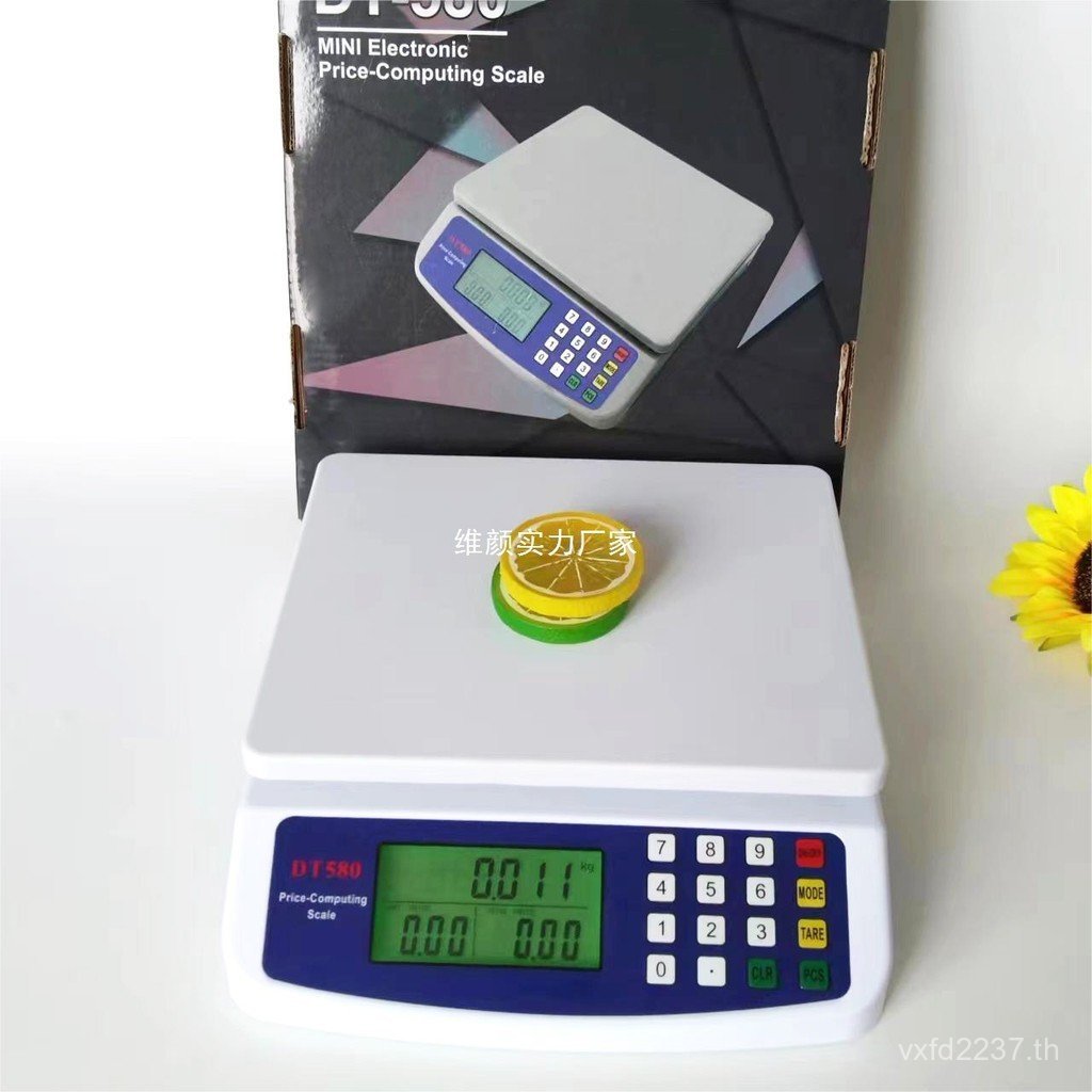 Pricing Scale เครื่องชั่งอิเล็กทรอนิกส์ Scale Commercial ในครัวเรือนขนาดเล็ก dt580 Scale 30kg Electr