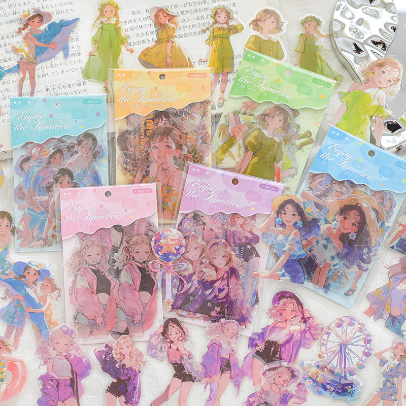 P PET Sticker Pack Summer Dream Series รูปที่ 3