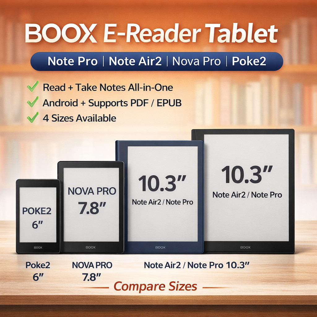 Boox Demo E-Reader Tablet | Note Pro / Note Air2 / Nova Pro / Poke2 | เครื่องอ่าน eBook