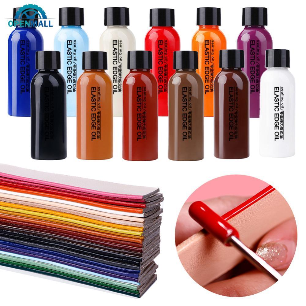 OPENMALL 30ml Matte Leather Edge Paint Elastic Edge Coating for Leather Bag Edge Finishing Paint หรื