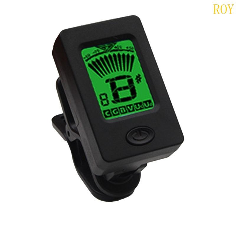 Rotatable Guitar Tuner, Clip on Tuner, Digital Electric Tuner with LCD Display