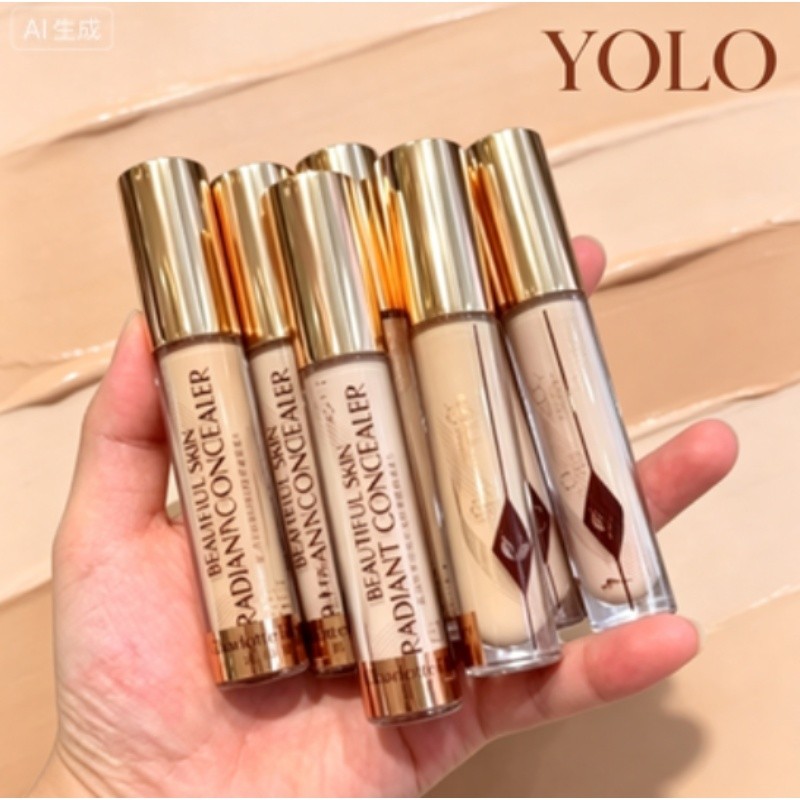 คอนซีลเลอร์พกพา 2g Mini Package ฝาครอบกําลังขยายสูง Redness หมองคล้ํา ลดสิว Retouch Dark Circles Tea