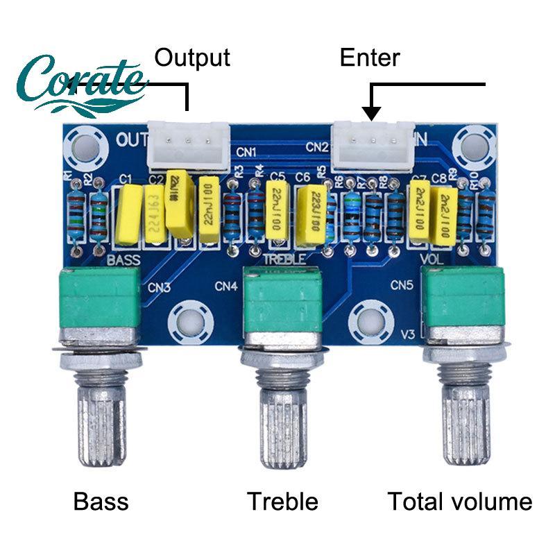 [Crate] ซับวูฟเฟอร์ PCB ปรับ Amplificador XH-M802 บอร์ดเครื่องขยายเสียง แรงดันไฟฟ้าสูงและต่ํา Mixer Tone Board Volume Control