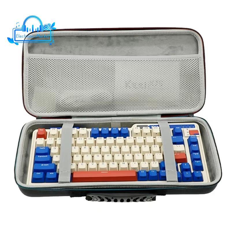[Promote E]สําหรับ K75 PRO RGB 75% กระเป๋าเก็บคีย์บอร์ดแบบกลไกคีย์บอร์ดเกมเปลือกแข็งกระเป๋าถือมีซิป