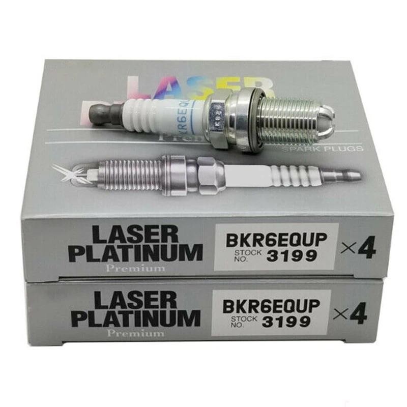 4/6PCS 3199 BKR6EQUP หัวเทียนสําหรับ BMW E39 E46 E60 E53 E66 320i 525i 540i X3 X5 MINI R50 R53 Audi 