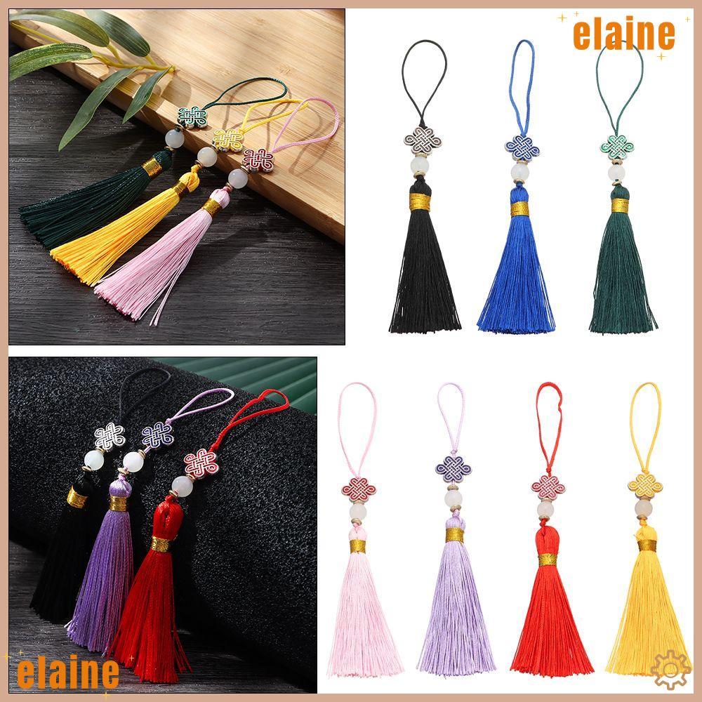 ELAINE Knot Tassel ตกแต่งบ้าน 14 ซม. สไตล์ Element ปี