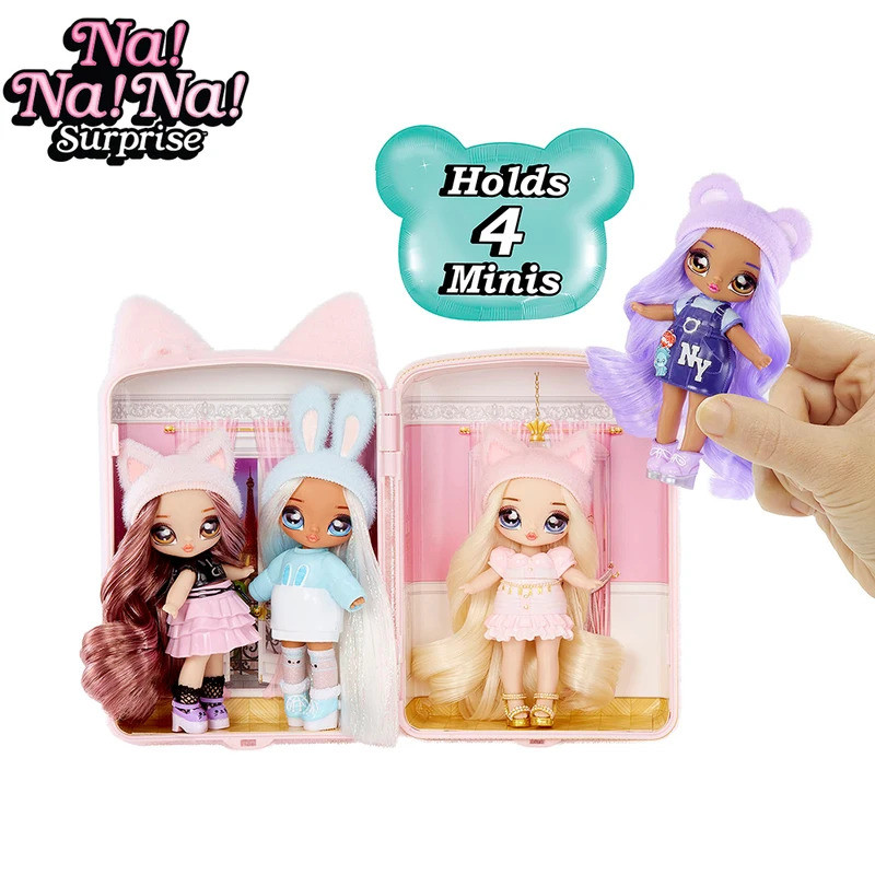Surprise Nanana Mini Backpack Set Cotton Doll Fashion Dressup Dolls Accessories Girls Play House Toy