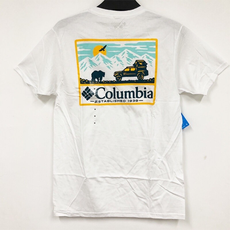 SG2 New Hot Spot COLUMBIA ColombIA Colombia ผู้ชายฤดูร้อนรอบคอพิมพ์แขนสั้น Casual T-shir