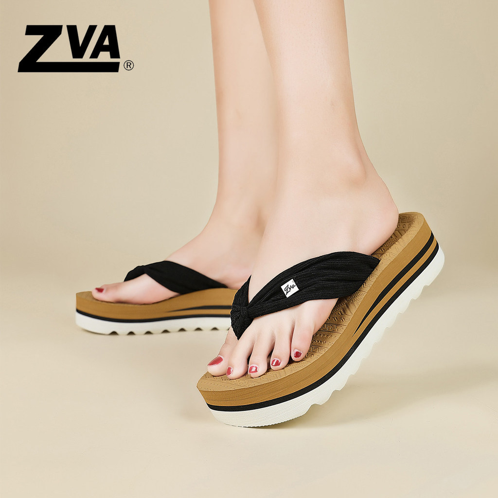 ZVA 2026 Flip-Flops สไตล์ใหม่สำหรับชายหาบ ขนาดหนา 5 ซม. เหมาะสำหรับใส่กลางแจ้งในฤดูร้อน