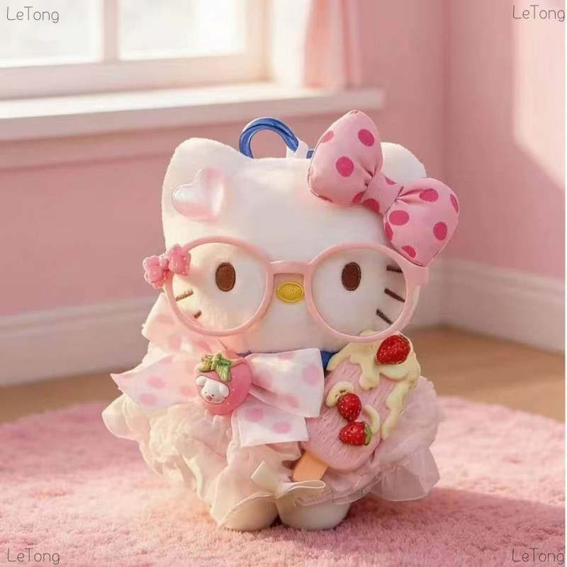 Cherry Berry Berry hello Kitty Charm Sanrio Pink Strawberry Girl Heart Hello Kitty Love Buckle Bag C