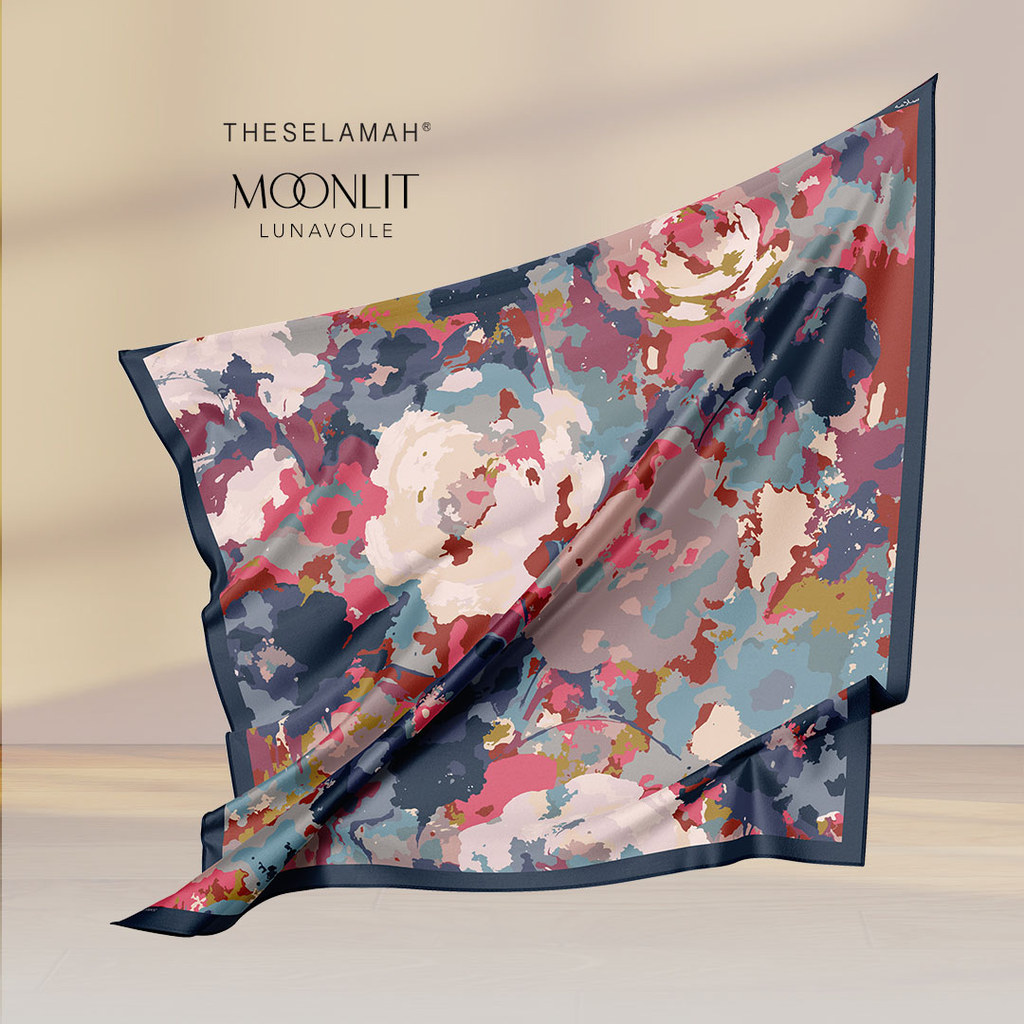 BAWAL COTTON LUNAVOILE THESELAMAH - MOONLIT