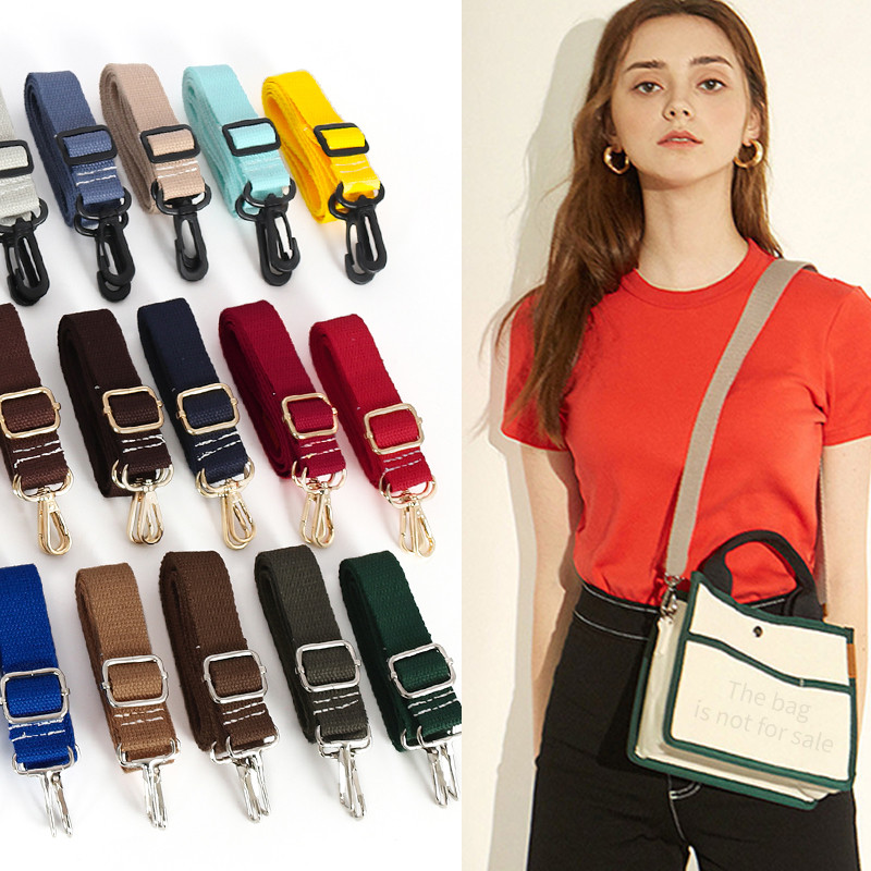 สายสะพายกระเป๋า All-Match Cross-Body Strap กระเป๋าคอมพิวเตอร์สายคล้องไหล่กว้างลําโพงกระเป๋ากล้องอุปกรณ์เสริมสายรัดถ้วยน้ําสีทึบ