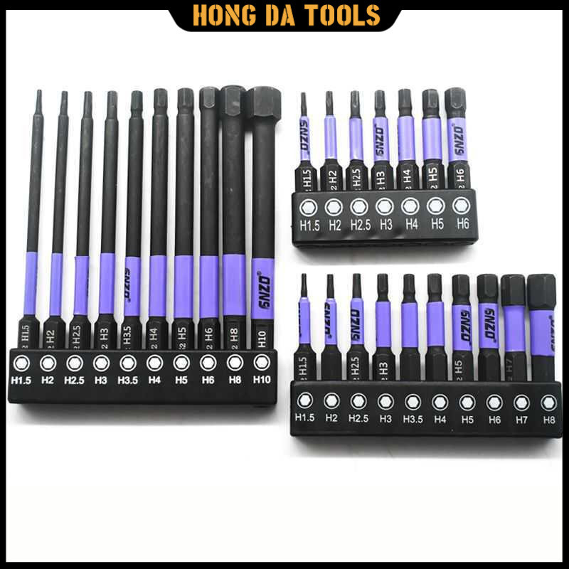 พร้อมส่ง｜50/100/150มม. ชุดดอกไขควงแม่เหล็ก S2 Alloy Steel แรงบิดสูง เกรดช่าง สำหรับงานหนัก